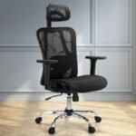 Artiss Ergonomic Office Chair Recline Black - Image 7