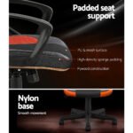 Artiss Gaming Office Chair Computer Executive Racing Chairs High Back Orange - Image 6