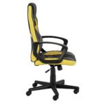 Artiss Gaming Office Chair Computer Executive Racing Chairs High Back Yellow - Image 4