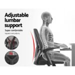 Artiss Mesh Office Chair Mid Back Black - Image 4