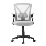 Artiss Mesh Office Chair Mid Back Grey - Image 3