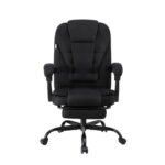 Artiss Office Chair Executive Fabric Seat Racing Computer Desk Chairs Footrest - Image 3
