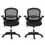 Artiss 2x Mesh Office Chair Computer Gaming Desk Chairs Work Study Mid Back - Image 3