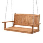 Gardeon Porch Swing Chair With Chain Outdoor Furniture Wooden Bench 2 Seater - Image 7