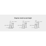 Gardeon 2x Outdoor Bar Stools Rattan Nature - Image 5