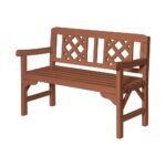 Gardeon Outdoor Garden Bench Wooden Chair 2 Seat Patio Furniture Lounge Natural - Image 8
