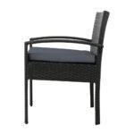 Gardeon Outdoor Dining Chairs Patio Furniture Rattan Lounge Chair Cushion Felix - Image 4