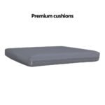 Gardeon 2PC Outdoor Dining Chairs Patio Furniture Rattan Lounge Chair Cushion Felix - Image 6