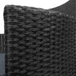 Gardeon 3PC Bistro Set Outdoor Furniture Rattan Table Chairs Cushion Patio Garden Idris - Image 5