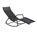 Gardeon Sun Lounge Rocking Chair Outdoor Lounger Patio Furniture Pool Garden - Image 7