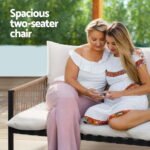 Gardeon 4 Seater Outdoor Sofa Set 4PCS Table Chair Set Garden Patio Furniture - Image 4