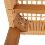 Gardeon Outdoor Garden Bench Seat Dining Acacia Wood 2-Seater Patio Furniture - Image 7