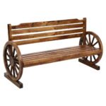 Gardeon Outdoor Garden Bench Wooden 3 Seat Wagon Chair Lounge Patio Furniture - Image 7