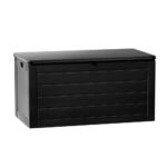 Gardeon Outdoor Storage Box 680L Container Lockable Garden Bench Shed Tool All Black - Image 3