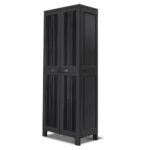 Gardeon Outdoor Storage Cabinet Box 173cm Lockable Cupboard Sheds Garage Adjustable Black - Image 5