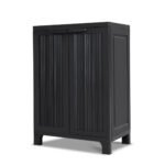 Gardeon Outdoor Storage Cabinet Box 92cm Lockable Cupboard Sheds Garage Adjustable Black - Image 5