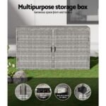 Gardeon Outdoor Storage Cabinet Box Deck Wicker Shelf Chest Garden Shed Tools - Image 6