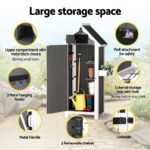 Gardeon Outdoor Storage Cabinet Shed Box Wooden Shelf Chest Garden Furniture - Image 7