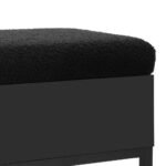 Artiss Storage Ottoman Blanket Box 110cm Boucle Shelf - Image 3