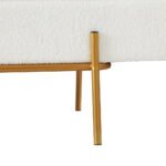 Artiss Storage Ottoman Bed 140cm Pillow Boucle Fabric - Image 4