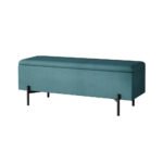 Artiss Storage Ottoman Blanket Box 140cm Velvet Green - Image 7