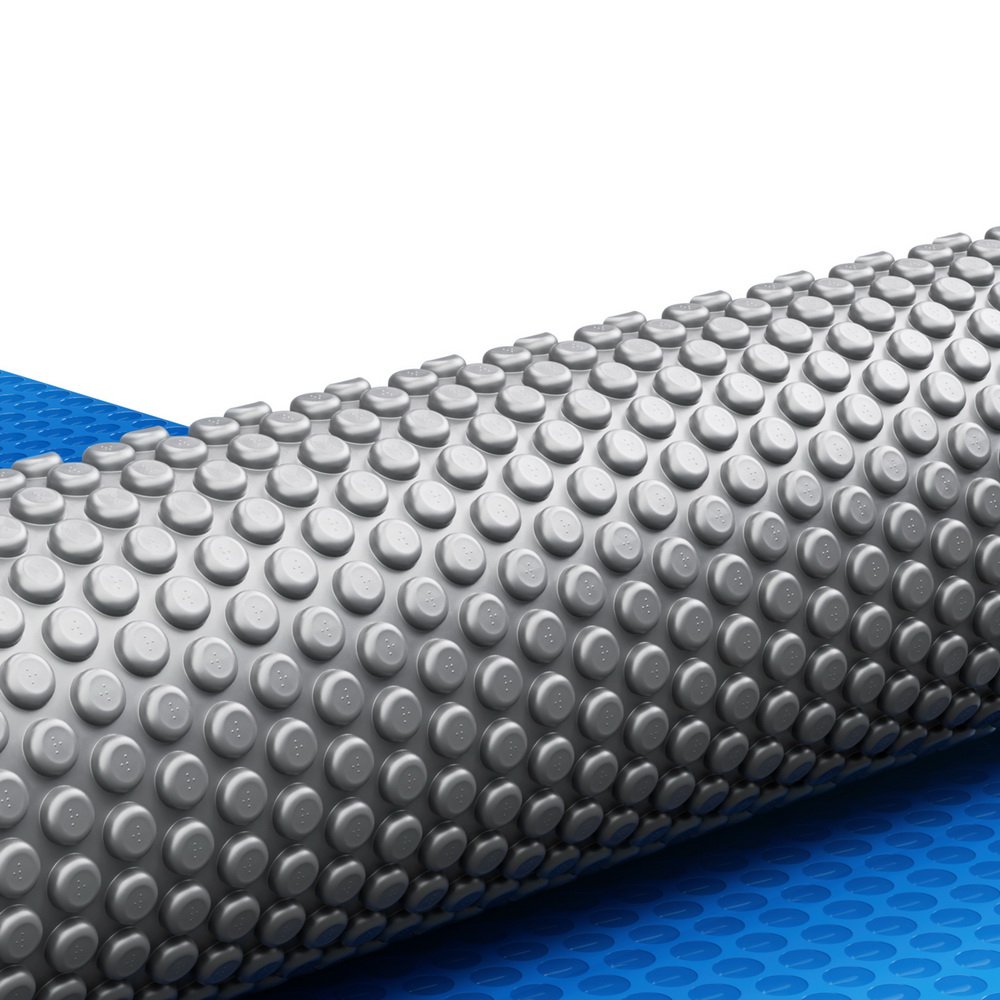 PC-105X42-XL-DX-BL-202508051638-00.jpg Aqua Buddy Pool Cover 600 Micron Bubble Heat Solar Blanket Blue Silver 10.5x4.2m - Image 1
