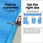 Aqua Buddy Pool Cover 600 Micron Bubble Heat Solar Blanket Blue Silver 10.5x4.2m - Image 6