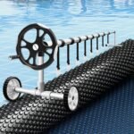 Aqua Buddy Pool Cover 600 Micron 11x4.8m w/ Roller 5.55m Swimming Pools Black Solar Blanket - Image 7