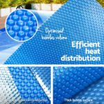 Aquabuddy Pool Cover 8x4.2m 400 Micron Swimming Pool Solar Blanket Blue - Image 4