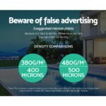 Aquabuddy Pool Cover 8x4.2m 400 Micron Swimming Pool Solar Blanket Blue - Image 5