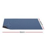Aqua Buddy Pool Cover 600 Micron 8.5x4.2m Swimming Pool Solar Blanket Blue Black - Image 2