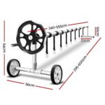 Aquabuddy Pool Cover Roller 5.5m Adjustable Swimming Pool Solar Blanket Reel - Image 2