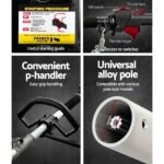 Giantz 31CC 4 Stroke Pole Chainsaw Petrol Hedge Trimmer Tree Pruner 12'' 7 In 1 - Image 4