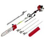 Giantz 52cc Pole Chainsaw 2 Stroke Petrol Tree Pruner Long Reach Saw 12 Inch Bar 2 In 1