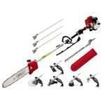 Giantz 52cc Pole Chainsaw 2 Stroke Petrol Tree Pruner Long Reach Saw 12 Inch Bar 7 In 1