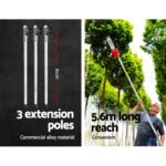 Giantz 31cc Pole 4 Stroke Chainsaw Petrol Tree Pruner Long Reach Saw 12 Inch Bar - Image 6