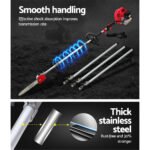 Giantz 62CC Pole Chainsaw 12in Chain Saw Petrol 5.6m Long Reach Red - Image 4