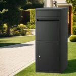 Gardeon Parcel Letterbox Drop Box Package Mailbox Black - Image 7