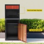 Gardeon Parcel Letterbox Drop Box Package Black - Image 4