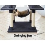 i.Pet Cat Tree 184cm Tower Scratching Post Scratcher Wood Trees Condo Bed House - Image 7
