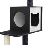 i.Pet Cat Tree Tower Scratching Post Scratcher 144cm Wood Bed Condo House Cabinet - Image 4