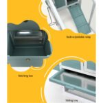 i.Pet Chicken Coop Rabbit Hutch 150cm x 60cm x 93cm Large Chicken Coop House Run Cage Wooden - Image 6