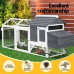 i.Pet Chicken Coop Rabbit Hutch Extra Large Wooden Run Bunny Cage House Outdoor - Image 4