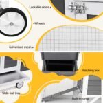 i.Pet Chicken Coop Rabbit Hutch Extra Large Wooden Run Bunny Cage House Outdoor - Image 6