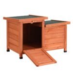 i.Pet Outdoor Cat House Rabbit Hutch Wooden Shelter Indoor Cat House Outdoor Condo Small Enclosure - Image 3