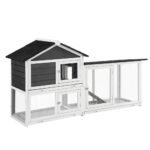 i.Pet Chicken Coop Rabbit Hutch Extra Large Wooden Run Cage House With Run Cage - Image 7