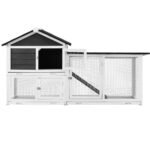 i.Pet Chicken Coop Rabbit Hutch Extra Large Wooden Run Cage House With Run Cage - Image 3