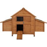 i.Pet Chicken Coop Rabbit Hutch 150cm x 68cm x 96cm Large Chicken Coop House Run Cage Wooden - Image 3