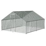 i.Pet Chicken Coop Cage 3x4x2m Galvanised Steel - Image 7