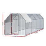 i.Pet Chicken Coop Cage Run Rabbit Hutch Large Walk In Hen House Cover 2mx8mx2m - Image 2